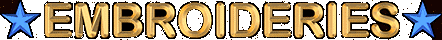 embroideries for official and private use