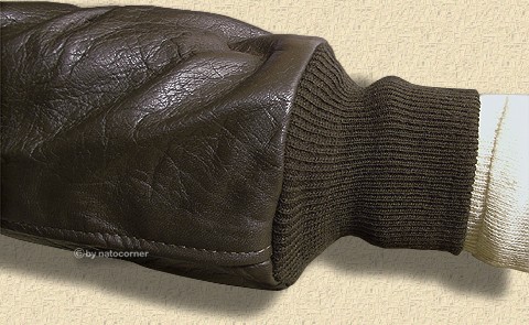 grained full leather with stormproof wristbands