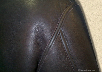 the most simple solutions often are the best, leather taped seams