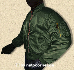 MA 1 a name for pilot clothing