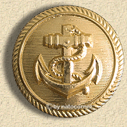 orig. german navy -mil.spec.button- ful metal w/hot gilding