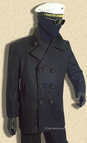 German clearance navy peacoat
